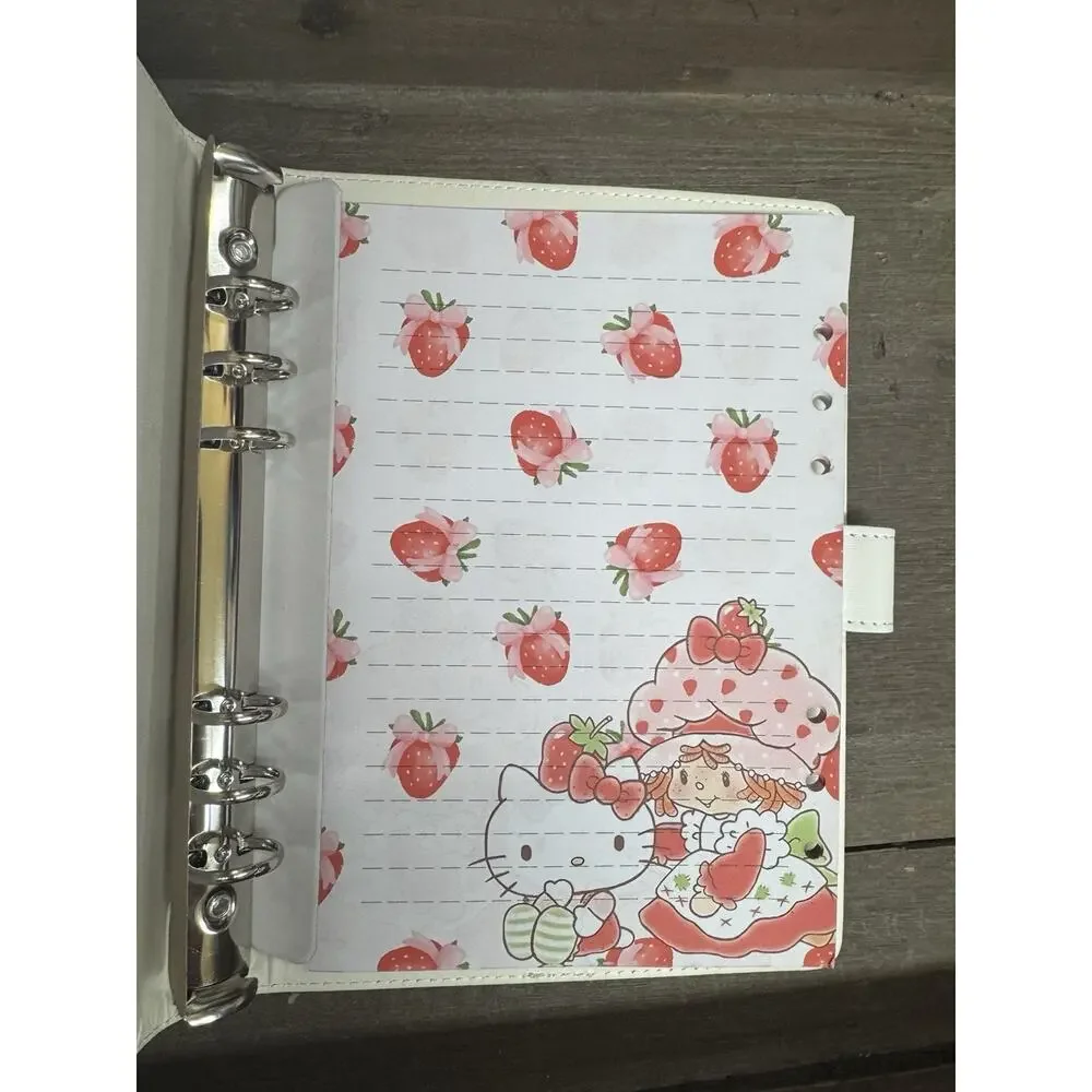 Strawberry Shortcake A5 Binder w/ Printed Stationery paper